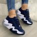 Women's Shoes Independent Station Spring And Autumn Models With Height Increase Thick Soled Platform Heels Casual Lace Up Shoes_vogvips.com