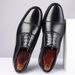 2025 Summer New Fashion Trendy Casual Three-Connector Business Work Round Toe Soft Sole Men's Leather Shoes_vogvips.com
