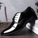 New Leather For Business Attire, Korean Version Of Men's Shoes, Oversized Pointed Casual Shoes_vogvips.com