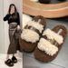 Internet Celebrity High-End Fuzzy For Women, Outdoor Wear, 2025 New Autumn And Winter Thick-Soled Height-Increasing Lamb_vogvips.com