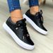 2024 Spring Export Large Size New European And American Casual Flat Low-Cut Round Toe Solid Color Platform Thick-Soled_vogvips.com
