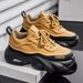 Men's Shoes Spring And Autumn New Leather Versatile Trendy Men's Fashion Trend Sports Leisure Thick Soled Men's Shoes Non Slip Wear Resistant_vogvips.com