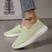 New Style One Foot Push Fit Lazy Spring And Autumn Casual Women's Mom's Shoes, Low Top Flat Bottomed Hiking Shoes 2Df_vogvips.com