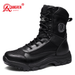 European Warm Series Jihua 3515 Strongman Men's Outdoor Work Puncture-Resistant Tactical Spring And Autumn New High-Top Boots Men_vogvips.com