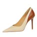 High Heels, Thin Heels, Women's Shoes, Light Mouth And Pointed Head Color Matching, Spring And Autumn New Super High Heels, Single Shoes_vogvips.com