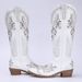 2026 Winter Cross-Border Trade New Autumn Fashion Women's Wide-Leg Shiny Denim Boots_vogvips.com