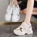 Women Thick Bottom Ultra-light Sneakers New Spring Autumn White Sports Casual Woman Comfort Breathable Running Shoes_vogvips.com