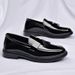 Euro Step 2025 Summer New High-End Loafers Formal Tassel Men's Leather Invisible Height Increasing Shoes_vogvips.com