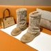 Women's Winter Snow Boots With Faux Fur Lining, Slip-Resistant Thick Sole, Mid-Calf Height, Water-Resistant Suede Upper, Round Toe, Chunky Heel_vogvips.com