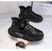 2025 Men's Autumn, And Winter Snow Boots With Thickened Fleece And Anti-slip Cotton Boots On One Foot_vogvips.com