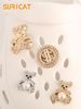 8-piece DIY Shoe Decoration Set, Featuring A Pearl Bear, Symbol Shoe Ornaments, And A Cute Detachable Shoe Hanger—the Perfect Holiday Gift_vogvips.com