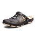 Men’s Shoes Summer Breathable Baotou Dongdong Shoes Men's Outdoor Beach Shoes Non Slip Trekking Bird's Nest Slippers Foreign Trade Men's Sandals_vogvips.com