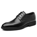Men's Genuine Leather Brogue Dress Shoes Formal Business Oxfords_vogvips.com