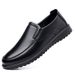TerraStride Men' Caual Genuine Leather Wear-reitant Sole Soft Surface Slip-on Cowhide Practical Middle-aged And Elderly Dad_vogvips.com