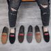 Frosted Suede Slip-on Soft-soled Suede Lazy British Style High-end Peas_vogvips.com
