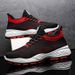 Men's Casual Sports Shoes Spring 2023 Korean Style Fashion Mesh Flyknit Running Hollow out Design_vogvips.com