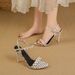 Women's One-strap High-heeled , 2026 New Summer Model, Versatile, Super Trendy, Unique Design, Elegant Socialite_vogvips.com