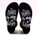Mid-tube casual sports cotton socks sole letter non-slip adhesive floor socks_vogvips.com