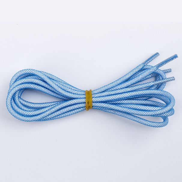 Candy color mesh shoelaces new round multi color sports shoes crystal shoelaces_vogvips.com