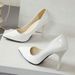 SHLIANG New Solid Color Pumps Women High Female Fashion Patent Leather Sexy Pointed Toe Thin Heel Wedding Shoes Size_vogvips.com