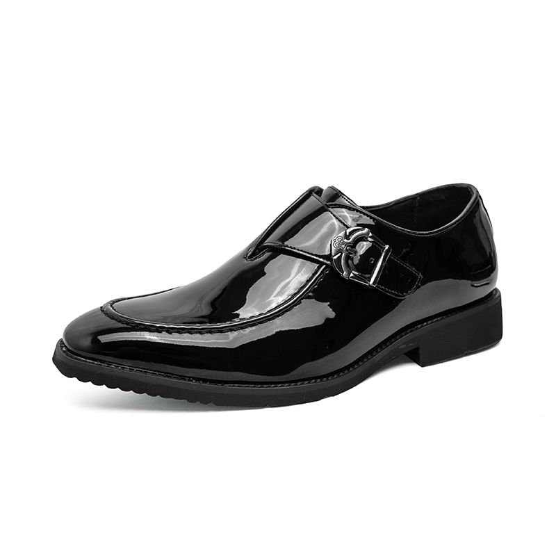 European And American Fashion New Pointed Toe Men's High Heels, Crocodile Embossed Business Formal Wear Men's Shoes Banquet Dress Wedding Leathershoes_vogvips.com