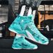 JUNIUBOY Yanyang Basketball Teenagers, Fly-knit Mesh Sports Shoes, High-top Competition Sneakers, Men's Shoes For Middle_vogvips.com
