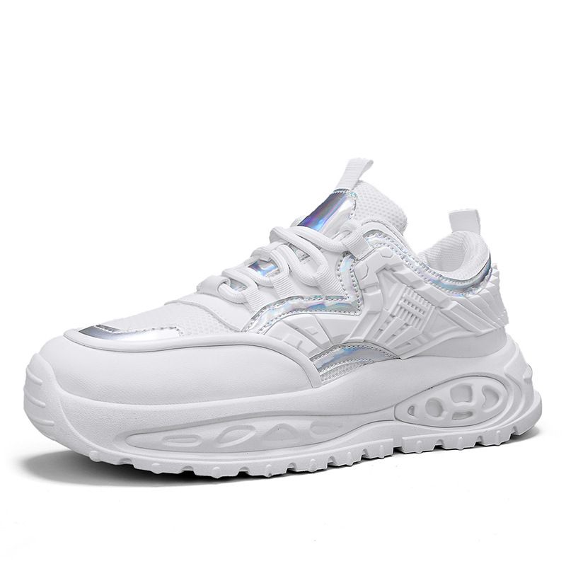 2024 Autumn New Thick Soled Dad Mesh Non Slip Student Casual Live Sports Breathable Men's Shoes_vogvips.com