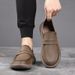 2025 Spring And Autumn With Soft Surface, Simple Le Fu Thick Soled Work Clothes Shoes, Trdy Low Cut Casual Shoes For_vogvips.com