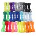 Kurokin Classic Semi Circular Shoelaces Wholesale Versatile Casual Shoes Sports Shoes Solid Color 0.6cm Wide Trendy Shoelaces_vogvips.com