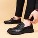 Spring New Genuine Leather First Layer Sheepskin Breathable Loafers Casual Men's Single Shoes_vogvips.com