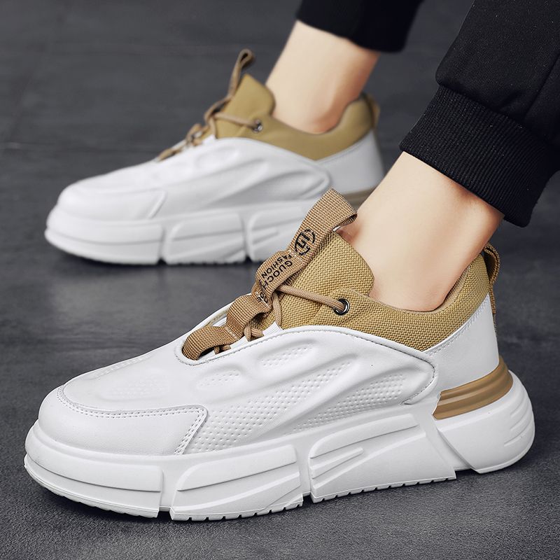 Sneakers Trendy Shoes Casual Dad Shoes Thick-sole Shoes Korean Version Student Men's Shoes Four Seasons_vogvips.com