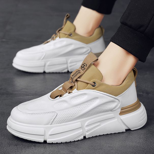 Sneakers Trendy Shoes Casual Dad Shoes Thick-sole Shoes Korean Version Student Men's Shoes Four Seasons_vogvips.com