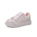 Women's Fashion Low-Top Sneakers With Crystal Rhinestones, Sweet Style Platform Casual Shoes - Comfortable, Lightweight & Versatile_vogvips.com