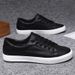 Spring Large Size Foreign Trade Special New Men's Four Seasons Fashion Versatile Soft Sole White Shoes_vogvips.com