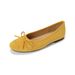 Giant Soft French Flat-soled Single Shoes Women's Bow Ballet Shallow Mouth Soft-soled Beanie Shoes_vogvips.com
