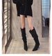 2025 Autumn Winter New French Style Black Over-the-Knee Women's Pointed Toe Elegant Thin Heel Niche Design Slouch Boots_vogvips.com