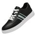 Lace-up Single Shoes Round Head Cowhide Men's Shoes Breathable Casual Board Shoes Men's Students Little White Shoes Men's Shoes_vogvips.com