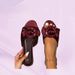 Rhinestone Slippers Women, Comfortable Summer Outdoor Wear, High-quality Satin Large-size Women's Flat Slippers,_vogvips.com