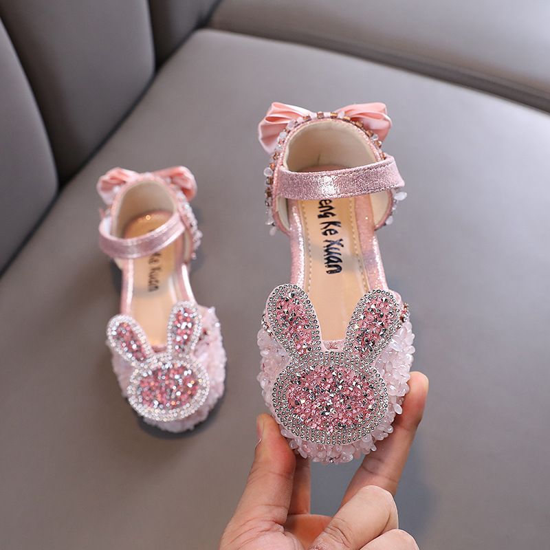 New Ladies Baby Girls Girls Princess Diamond Single Shoes Leather Shoes Dance Performance Shoes_vogvips.com