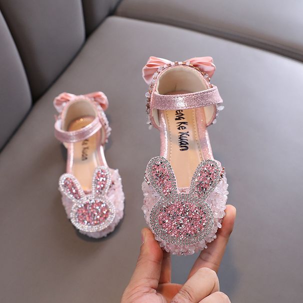 New Ladies Baby Girls Girls Princess Diamond Single Shoes Leather Shoes Dance Performance Shoes_vogvips.com