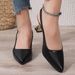 Foreign Trade Large Size Pointed Shallow Mouth Closed Toe Fashion Sandals For Women 2025 Summer New Versatile High_vogvips.com