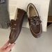 Fleece Loafers Women's Lace-up Flat-soled Lazy Shoes Soft-soled Warm Beanie Shoes_vogvips.com