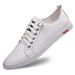 Men's Shoes Casual Leather Shoes Low-top Shoes Lace-up Board Shoes Men_vogvips.com
