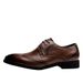 Blok Carved Men's Casual With Soft Soles, Trendy And Breathable British Leather Shoes For Men_vogvips.com