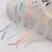 Shoelaces Frosted PVC Transparent Silicone Single Sided Printed Shoelaces Creative Letter Shoelaces Flat Translucent Shoe Accessories_vogvips.com