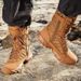 Feihu High-top Breathable Zipper Mountaineering Boots Men's And Women's Travel Hiking Shoes Non-slip Outdoor Wear-resistant Outdoor Boots_vogvips.com