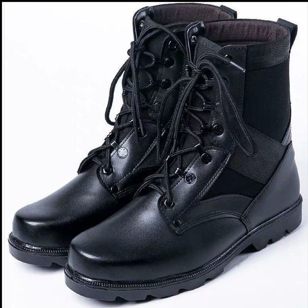 European Warm Series Outdoor Hiking Military Fan Combat Toe Steel Sole Martin Breathable High-top Men's Boots_vogvips.com