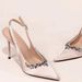 Women's Shoes New rhinestone high heels for women, stiletto pointed toe, elegant French style shoes, one strap closed toe sandals, party shoes_vogvips.com