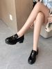 Popular Home ~ Platform Loafers Women SW British Style Camellia Gold Coin Small Height Increasing Genuine Leather Chunky_vogvips.com