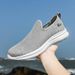 Fashion Shoes For Men's Casual For Women Breathable Sneakers For Ladies Breathable Slip On Canvas Flats Low Top Sport Tennis Shoes_vogvips.com